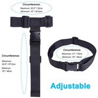 Sangle de connexion de bagage de ceinture de valise personnalisée avec boucle réglable