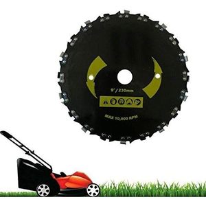 Lame de tronçonneuse BlueNatHxRPR 9 pouces 230 mm 20 dents avec anneau adaptateur pour débroussailleuse et coupe-bordures - Product Image 6