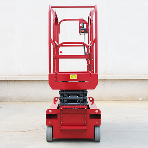 Plataforma Elevadora de Tijera Autopropulsada para Mantenimiento de Farolas Exteriores, Altura de Trabajo de <span class=keywords><strong>3m</strong></span>, Controlador Doble Eléctrico, Conveniente - Product Image 4