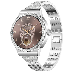 Jam tangan pintar wanita terbaru, jam tangan pintar wanita terbaru, layar 1.27 inci resolusi tinggi, Monitor detak jantung, tekanan darah, IP67, anti air, pelacak siklus wanita - Product Image 6