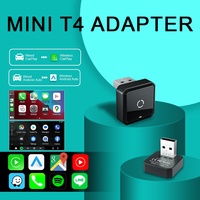 Adaptateur CarPlay/Android Auto filaire et sans fil, modèle T4, connexions USB/Type-C, universel pour voiture