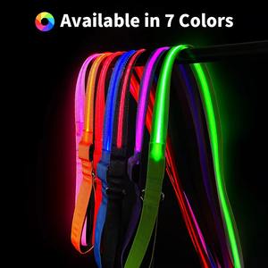 สายจูงสัตว์เลี้ยงแบบมีไฟ LED เชือกสำหรับลูกสุนัขเรืองแสงในที่มืด - Product Image 2