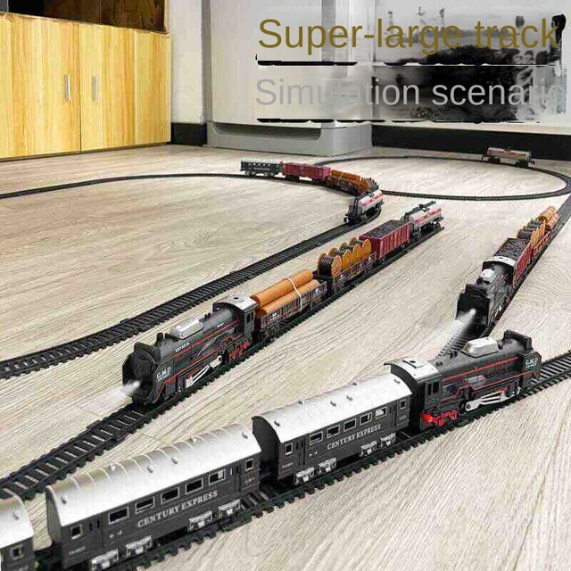 Cross-border Children's Simulation Electric Rail Train Toy High-Speed 1 5 Scale Plastic Unisex Set