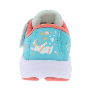 Asics Contend 9 Ts School Yard รองเท้าสำหรับเด็กวัยหัดเดิน รุ่น Energy Aqua Papaya แบบเดิน - Product Image 3