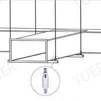 Pince de câble réglable en laiton pince suspendue de câble de plafond pince de câble pour la tuyauterie suspendue