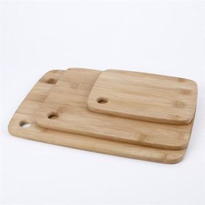 Juego de tablas de cortar de bambú rectangulares de 3 tamaños para uso en la cocina - Product Image 5