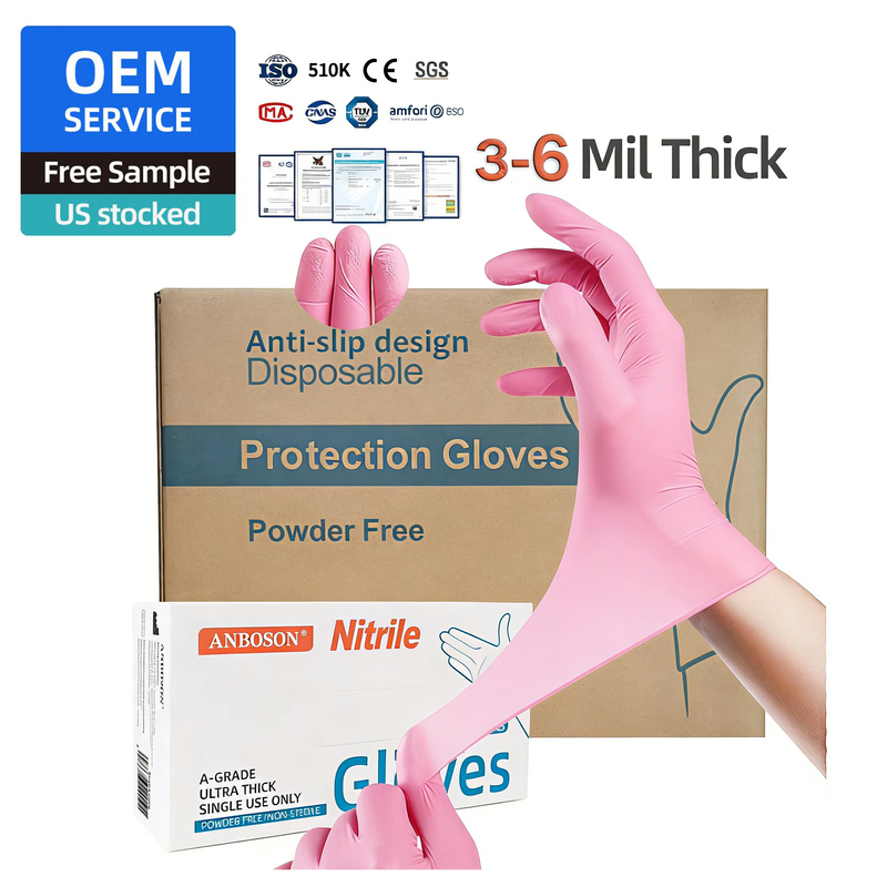 Ultra Soft Comfortable Disposable Nitrile Gloves