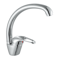 Robinet en cuivre de haute qualité pour évier de cuisine, eau chaude et froide