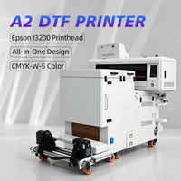 Impresora DTF A2 de Alta Velocidad NUOYU |   Cabezales Dobles Epson I1600, Sistema Automático de Agitación y Secado de Polvo para Impresión Rápida de Camisetas en Grandes Cantidades