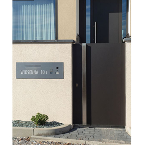 Cerradura Inteligente Eléctrica para Patio Trasero Estilo Americano, Puertas Metálicas Modernas de Aluminio para Exteriores en Venta - Product Image 3