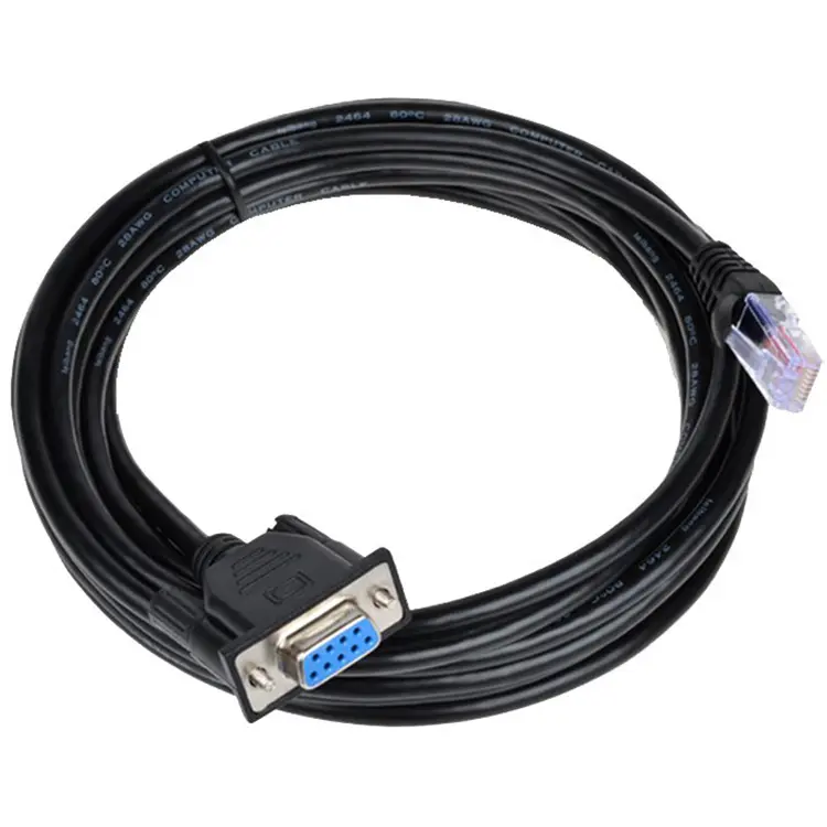 RS232 DB9 TO RJ45 RJ9 RJ11 RJ12 8P8C 6P6C 4P4C 4P2C serial cable debugging line firmware upgrade cable