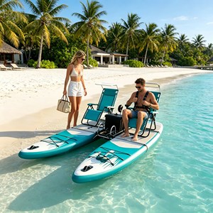 Planche de <span class=keywords><strong>Paddle</strong></span> <span class=keywords><strong>Gonflable</strong></span> de Pêche Grande Planche à Pagaie avec Siège Kayak Planche de Pêche <span class=keywords><strong>Gonflable</strong></span> SUP Vente en Gros Catamaran de Pêche - Product Image 6