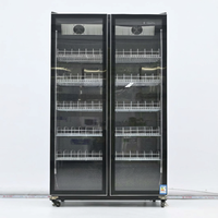 Réfrigérateur vertical de luxe pour boissons de bar de supermarché - Réfrigérateur à contrôle numérique écoénergétique avec dégivrage automatique
