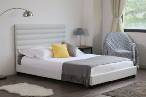 Camas Tapizadas de Estilo Minimalista Europeo, Muebles Tapizados Contemporáneos de Última Generación, Cama de Diseño Moderno y Lujoso - Product Image 2