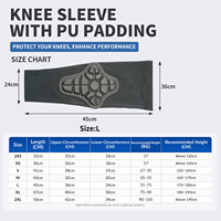 Genouillères de protection pour basketball et volleyball, manchons de compression avec rembourrage en mousse pour la protection contre les chocs lors de l'entraînement sportif