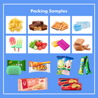 Machine d'emballage de pain de gâteau Machine d'emballage d'oreiller de flux de bonbons de biscuit de pain instantané Machines d'emballage alimentaire près de moi