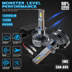 Sunshiny vendita calda V28 <span class=keywords><strong>serie</strong></span> 130W 12000LM H1 LED campione gratuito Faros LED Para Autos sistema di illuminazione H4 H7 faro a LED - Product Image 2