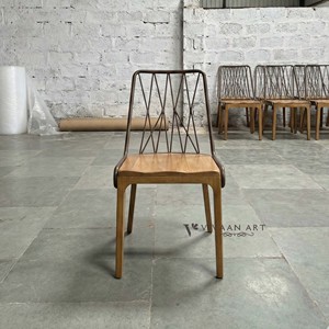 Chaises de salle à manger modernes en bois, confortables et empilables, pour la maison, la cuisine, le café et les restaurants. - Product Image 5