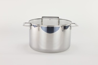 Ensemble de casseroles Axahome en acier inoxydable à trois couches, épaissi, compatible lave-vaisselle et four, pour cuisinière à gaz et induction, sans PFOA/PTFE/PFAS
