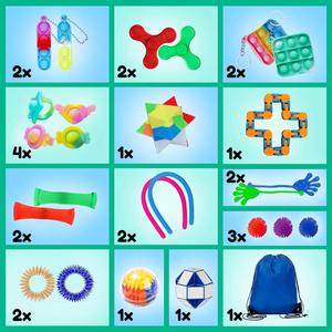 Kawaii Animal Crochet Fidget Keychain Soft Sensory Stress Ball <b>Mini</b> Keycap Keyboard 44pc Set for Kids Parties Novelty Party - Product Image 4