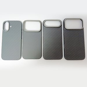 Étui <span class=keywords><strong>de</strong></span> téléphone en Fiber <span class=keywords><strong>de</strong></span> carbone à couverture complète ultra-mince <span class=keywords><strong>de</strong></span> haute qualité étui magnétique antichoc antidérapant avec cadre <span class=keywords><strong>de</strong></span> caméra en métal - Product Image 6