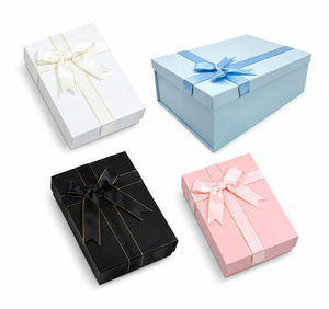 Caja de Cartón Rígido Ecológica con Logotipo Personalizado en Relieve, Cierre Magnético, Embalaje de Regalo Reciclable para el Día de San Valentín - Product Image 1