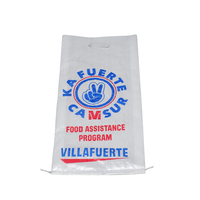 Sacs d'emballage de farine blanche en polypropylène OEM, sac tissé en PP 10Kg, 25Kg, 50Kg, sac tissé en PP