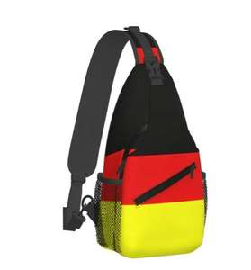 Sac à bandoulière avec drapeau allemand, sac à bandoulière pour <span class=keywords><strong>voyage</strong></span>, randonnée, cyclisme, camping - Product Image 1