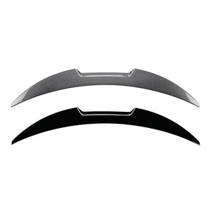 Bmw <b>Rear</b> <b>Spoiler</b> Blade Style Piano Black Carbon Fiber Texture 2008-2014 X6 E71 E72 Trunk Wing - Product Image 2