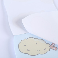 Vente en gros de bloc-notes Kawaii mignon avec imprimé personnalisé Bloc-notes avec logo