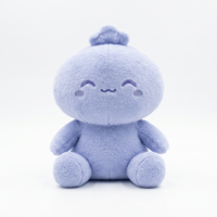 Ensemble de poupées en peluche HUGMEI couleur macaron, quatre pièces, douces et mignonnes, assises, environ 25 cm, OEM ODM personnalisé