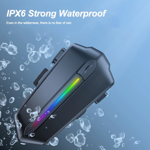 Motorcycle Helmet <strong>Headset</strong> Wireless 5.4 Auto Answer Call IPX6 Waterproof Voice Assistant and CVC Noise Reduction for Rider - Product Image 3