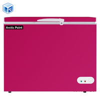 Congélateur coffre domestique Date Red, durable, coloré, 200L, réfrigérateur pour la conservation des aliments congelés à la maison