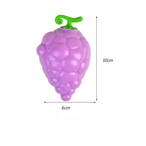 Stress Relief 10cm Fluid Sweat Grape TPR Squeeze Toy for Kids and Adults 5 to 7 Years New Creative Souvenir for Easy Mood - Product Image 3