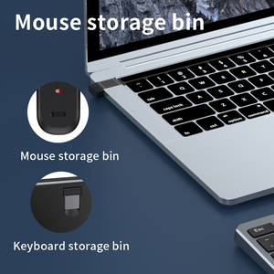 ชุดคีย์บอร์ดและเมาส์ไร้สายแบบพกพา ชาร์จผ่านพอร์ต Type-C ลดราคาสุดคุ้ม - Product Image 5