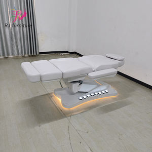 Modern Electric 4 Motor Rotating Beauty <b>Massage</b> Table Spa Salon Eyelash Bed with Foot Control Suitable for High End Hotel - Product Image 6