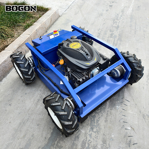 Cortadora de Césped Profesional Mini de 4 Tiempos con Control Remoto, Autopropulsada y con Caja Recolectora de Césped para Jardín, Modelo BG-LB500 - Product Image 1