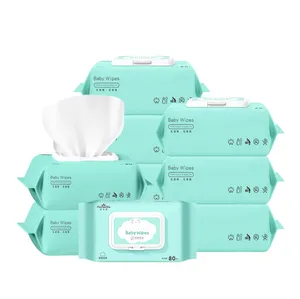 Eco-friendly salviette per neonati Mini pulizia organica viso salviettine umidificate a basso prezzo per la pelle sensibile uso per la pulizia