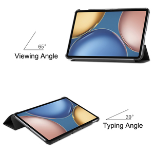 Einfache Hochwertige <span class=keywords><strong>Tablet</strong></span>-Hülle PU-Leder Ständer Magnetisch PC Hart Trifold Schutzhülle für Honor V7 Krj2-w09 2021 10,4 Zoll - Product Image 3