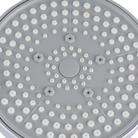 Pommeau de douche en TPR chromé électrolytique, diamètre 10 cm (4 pouces), rond, modes pluie/massage/pulsé, pour toilettes et salle de bain