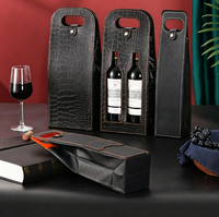 Nouvelle mode, sac de rangement pour vin rouge, léger et portable, résistant à l'eau, pour une ou deux bouteilles, idéal comme cadeau