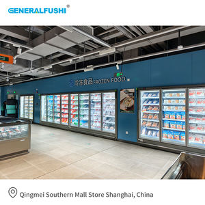 Refrigerador/Enfriador/Exhibidor de Bebidas Frías para Supermercado, Enfriador de Lácteos, Enfriador de Carne, Congelador Comercial con Puerta de Vidrio, Congelador de Gran Capacidad - Product Image 4