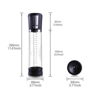 Kovida Elektrische Mannelijke Masturbator Bakkraan Verbeterde Penispennis Penic Vacuüm Vergroting Plastic Pompfles Voor Mannen - Product Image 6