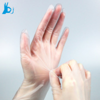 Gants jetables imperméables en vinyle fin sans poudre de qualité alimentaire