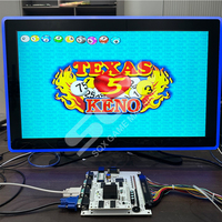 Juego de Keno Texas POT de 5 Corazones SQX PVC al por Mayor, Versión Más Reciente O GOLD Keno 4 en 1 con Ranura para Monedas, Modelo Personalizable PCB-1
