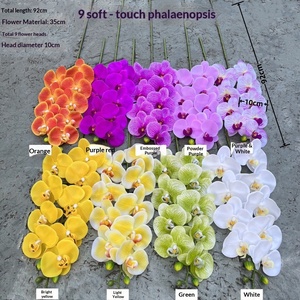Premium Phalaenopsis Butterfly Orchid Fake Flowers Wedding Centerpieces House <strong>Decor</strong> Party <strong>Brithday</strong> <strong>Decor</strong> - Product Image 3