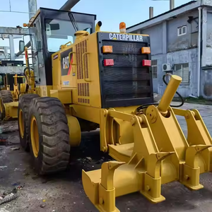 Máquina de movimiento de tierras usada Caterpillar 140H 140G 140K de alta rentabilidad, niveladora de ruedas de construcción japonesa a la venta - Product Image 3