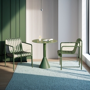 Tavolo e sedia <span class=keywords><strong>in</strong></span> <span class=keywords><strong>ferro</strong></span> <span class=keywords><strong>battuto</strong></span> da esterno per giardino e balcone arredo per il tempo libero all'aperto - Product Image 1