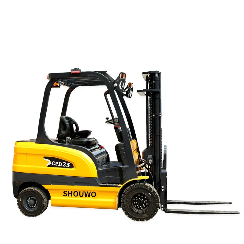 Shouwo fabrika fiyat forklift elektrikli 1.6 ton 3.0 ton 4 ton lityum pil tamamen hidrolik forklift  fiyat