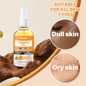 Private Label Turmeric <strong>Oil</strong> Face Whitening Lightening Acne Anti-Aging Dark Spot Corrector <strong>Tumeric</strong> <strong>Oil</strong> for Skin Lightening - Product Image 3